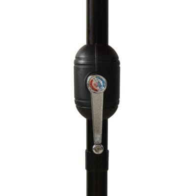 Garden Parasol, 3-Tier, Aluminium Pole, 3m, Anthracite