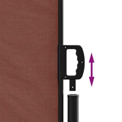 Retractable Side Awning 180x300 cm Brown