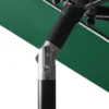 Garden Parasol, 3-Tier, Aluminium Pole, 3m, Green