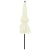 Garden Parasol, 3-Tier, Aluminium Pole, 3m, Sand