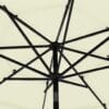 Garden Parasol, 3-Tier, Aluminium Pole, 3m, Sand