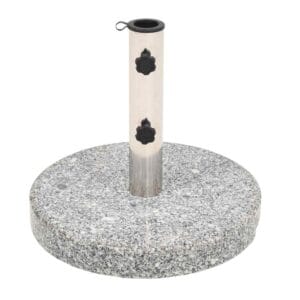 Parasol Base Granite Round 20 kg Grey
