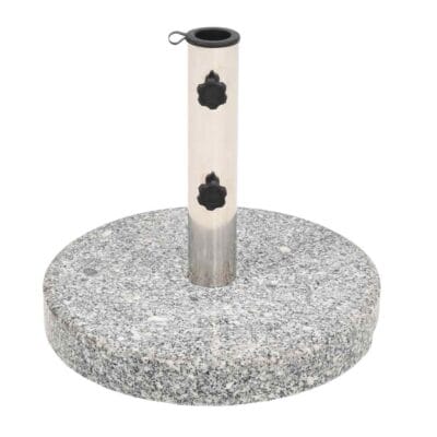 Parasol Base Granite Round 20 kg Grey
