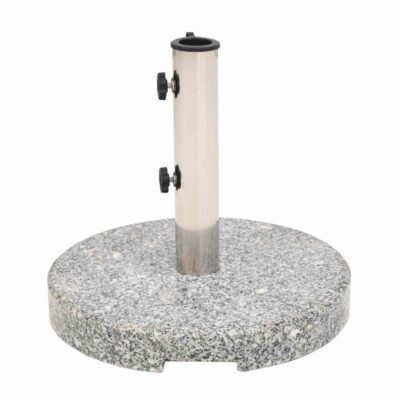 Parasol Base Granite Round 20 kg Grey
